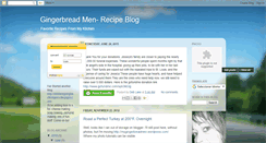Desktop Screenshot of mygingerbreadmen.blogspot.com