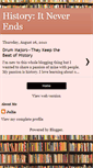 Mobile Screenshot of historyitneverends.blogspot.com