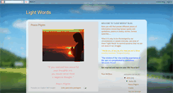 Desktop Screenshot of lwlightwords.blogspot.com