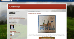 Desktop Screenshot of crealeentje.blogspot.com