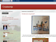 Tablet Screenshot of crealeentje.blogspot.com