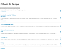 Tablet Screenshot of cabanadecampo.blogspot.com