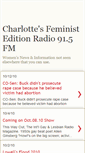 Mobile Screenshot of charlottesfeministradio.blogspot.com