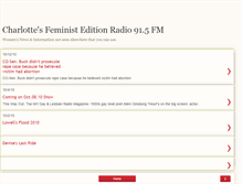 Tablet Screenshot of charlottesfeministradio.blogspot.com