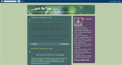 Desktop Screenshot of justbe-ing.blogspot.com