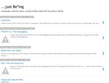 Tablet Screenshot of justbe-ing.blogspot.com