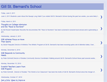 Tablet Screenshot of gillstbernardsschool.blogspot.com