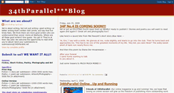 Desktop Screenshot of 34thparallelblog.blogspot.com