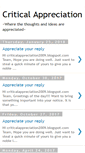 Mobile Screenshot of criticalappreciation2009.blogspot.com