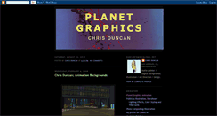 Desktop Screenshot of chrisduncan-planetgraphics.blogspot.com