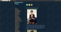 Desktop Screenshot of adelestevens.blogspot.com