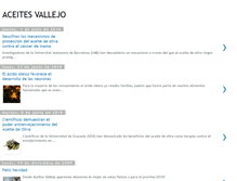 Tablet Screenshot of aceitesvallejo.blogspot.com