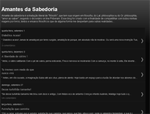 Tablet Screenshot of amantesdasabedoria.blogspot.com