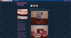 Desktop Screenshot of barebeautyminerals.blogspot.com