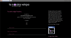 Desktop Screenshot of lanostravaligia.blogspot.com