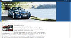 Desktop Screenshot of latestmodelcarsever.blogspot.com
