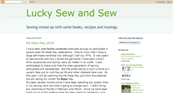 Desktop Screenshot of luckysewandsew.blogspot.com