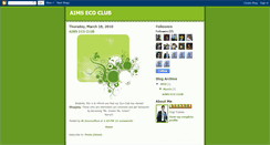 Desktop Screenshot of aimsecoclub.blogspot.com