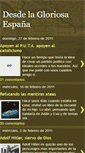 Mobile Screenshot of desdelagloriosaespana.blogspot.com