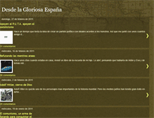 Tablet Screenshot of desdelagloriosaespana.blogspot.com