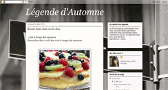 Desktop Screenshot of lgendedautomne.blogspot.com