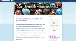 Desktop Screenshot of ourukrainianadoption2010.blogspot.com