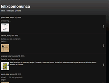 Tablet Screenshot of felixcomonunca.blogspot.com