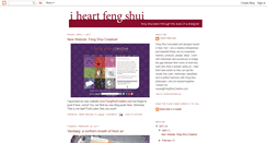 Desktop Screenshot of iheartfengshui.blogspot.com