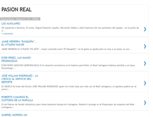 Tablet Screenshot of pasionreal.blogspot.com
