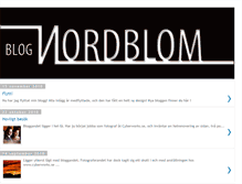 Tablet Screenshot of nordblomfoto.blogspot.com