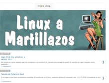 Tablet Screenshot of linuxamartillazos.blogspot.com