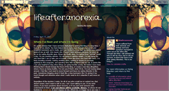 Desktop Screenshot of lifeafteranorexia.blogspot.com