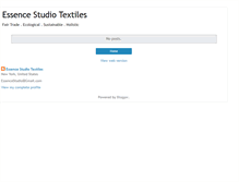 Tablet Screenshot of essencestudiotextiles.blogspot.com