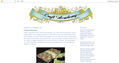 Desktop Screenshot of craftacademy.blogspot.com