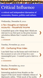 Mobile Screenshot of criticalinfluence.blogspot.com