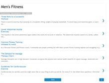 Tablet Screenshot of fitness-mens.blogspot.com