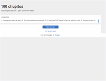 Tablet Screenshot of 100chupitos.blogspot.com