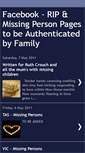 Mobile Screenshot of missingpersonpagestobeauthentica.blogspot.com
