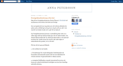 Desktop Screenshot of annapetersson.blogspot.com