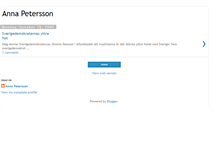 Tablet Screenshot of annapetersson.blogspot.com