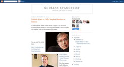 Desktop Screenshot of godlessevangelist.blogspot.com