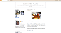 Desktop Screenshot of garden-to-plate.blogspot.com