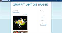 Desktop Screenshot of graffitiartontrains.blogspot.com