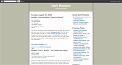 Desktop Screenshot of darkmeadow.blogspot.com