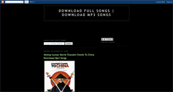 Desktop Screenshot of download-free-song.blogspot.com