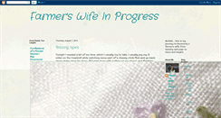 Desktop Screenshot of farmerswifeinprogress.blogspot.com