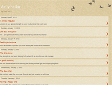 Tablet Screenshot of chock-daily-haiku.blogspot.com