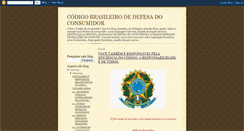 Desktop Screenshot of codigobrasileirodedefesadoconsumidor.blogspot.com