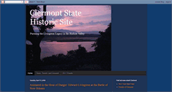 Desktop Screenshot of clermontstatehistoricsite.blogspot.com