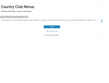 Tablet Screenshot of countryclubmenus.blogspot.com